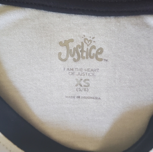 Justice Girls Graphic Twist Front Tee - Picture 4 of 4